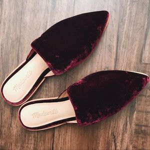 Madewell • Gemma Mules in Pinot Noir